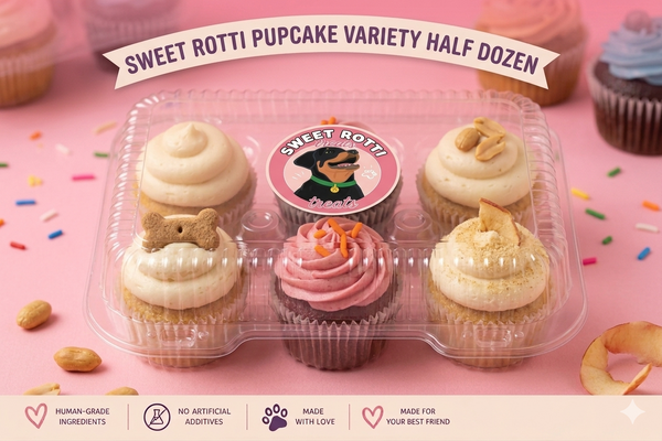 Paws & Pastries Half-Dozen Cupcakes