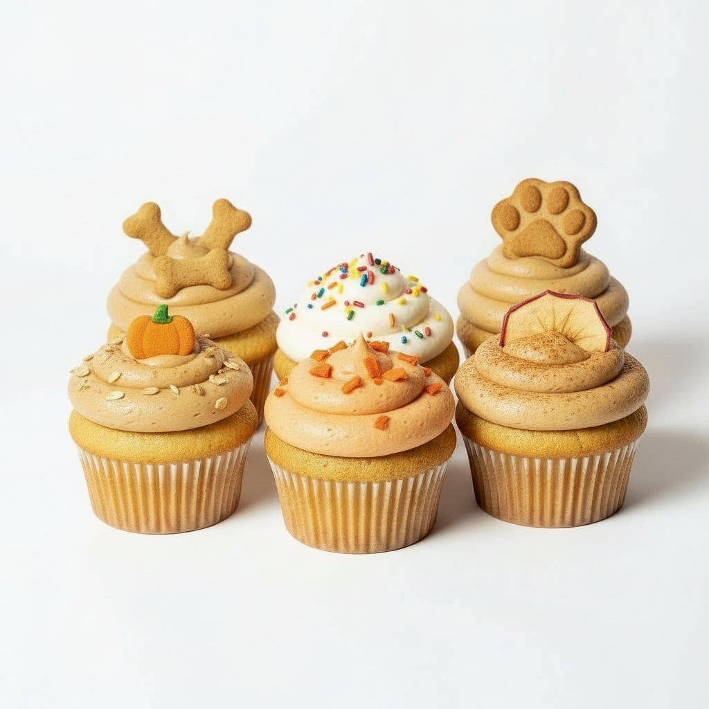 Paws & Pastries Half-Dozen Cupcakes